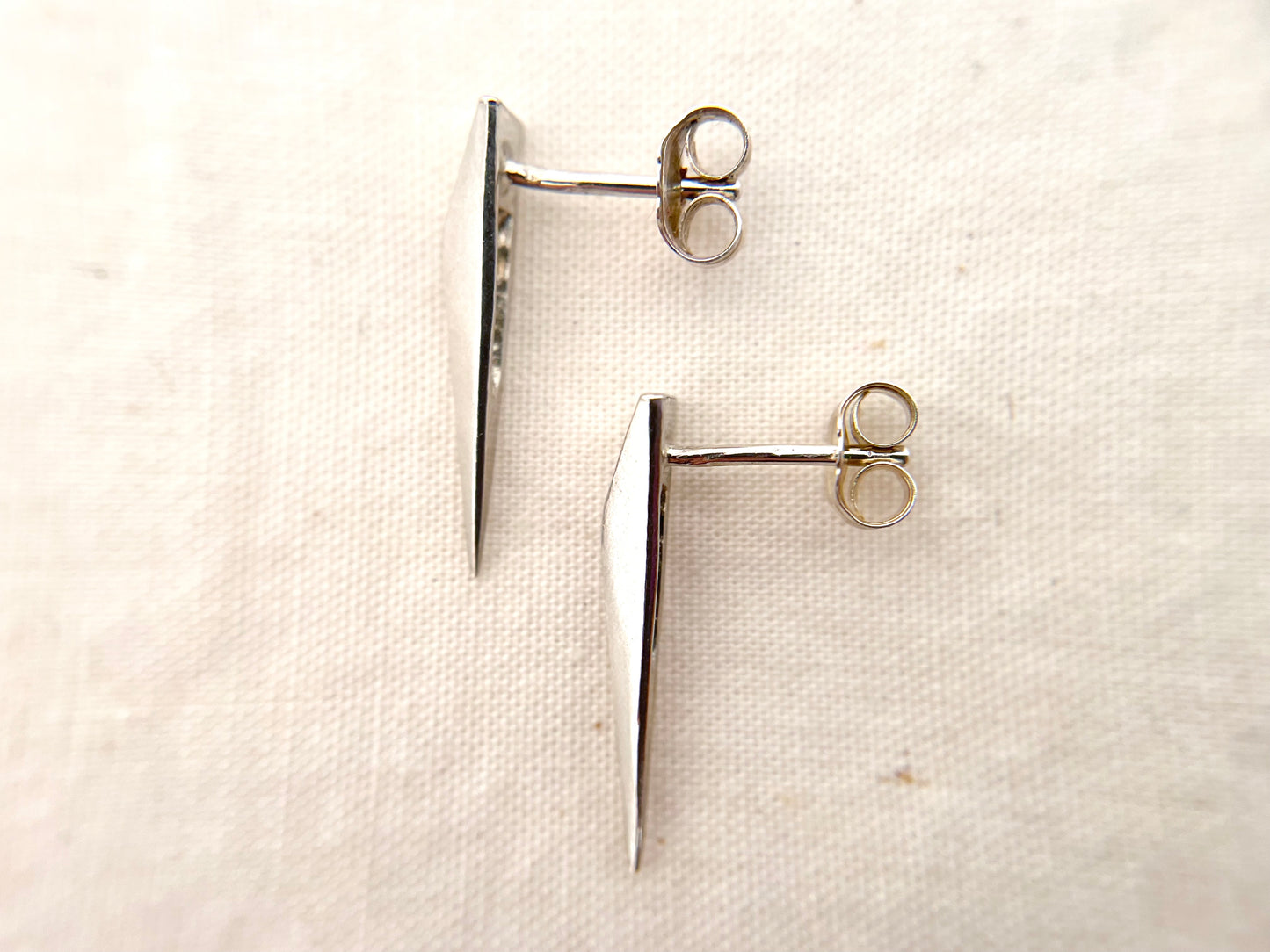 Silver Dagger Studs